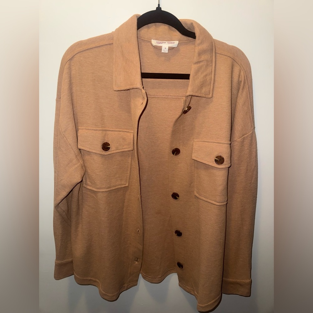 St. John's Bay Tan Button-Down Shirt